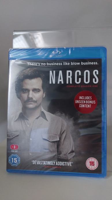 NARCOS 1. sezona - BluRay izdanje sa ENG prijevodom