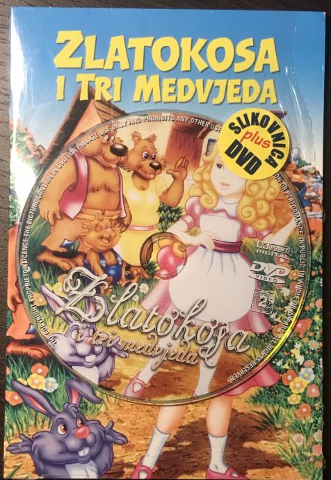 DVD Zlatokosa i tri medvjeda