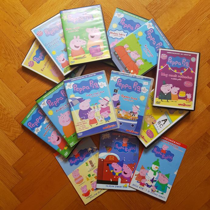 Peppa Pig, DVD crtani filmovi