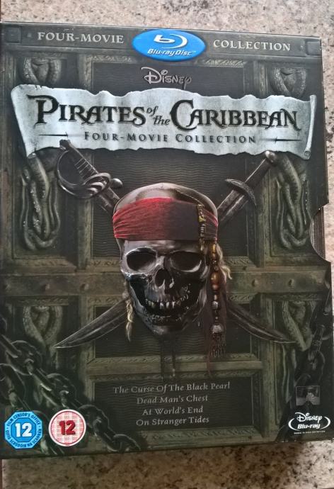 Pirates Of The Caribbean Box Set Blu Ray 9618