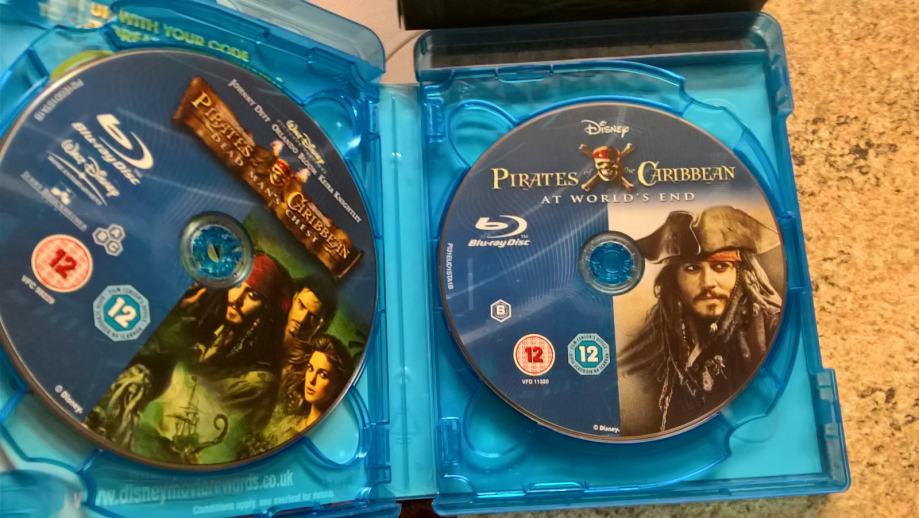 Pirates Of The Caribbean Box Set Blu Ray 9857