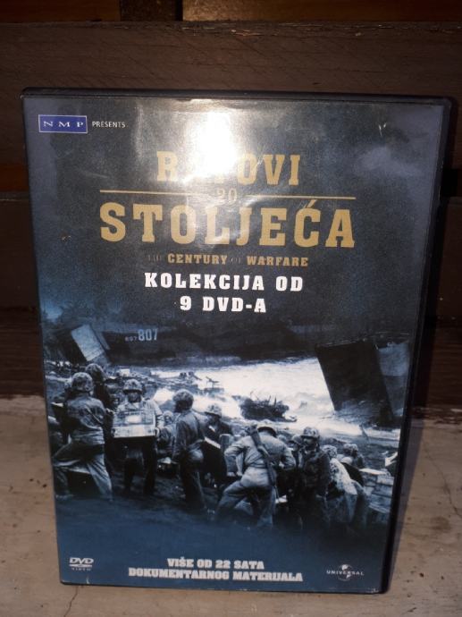 PRODAJEM RATOVI STOLJECA NA DVD