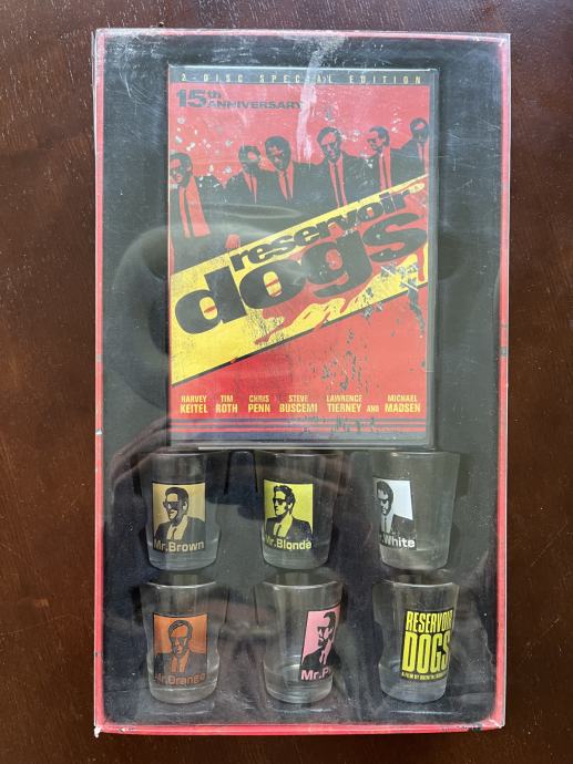 RESERVOIR DOGS -15th Anniversary Six Shot Glass Set Box Set