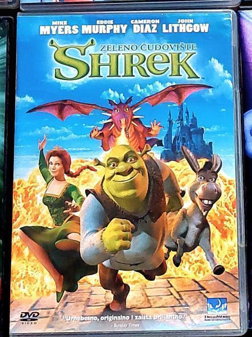 SHREK ANIMIRANI FILM + SHREK FIGURA