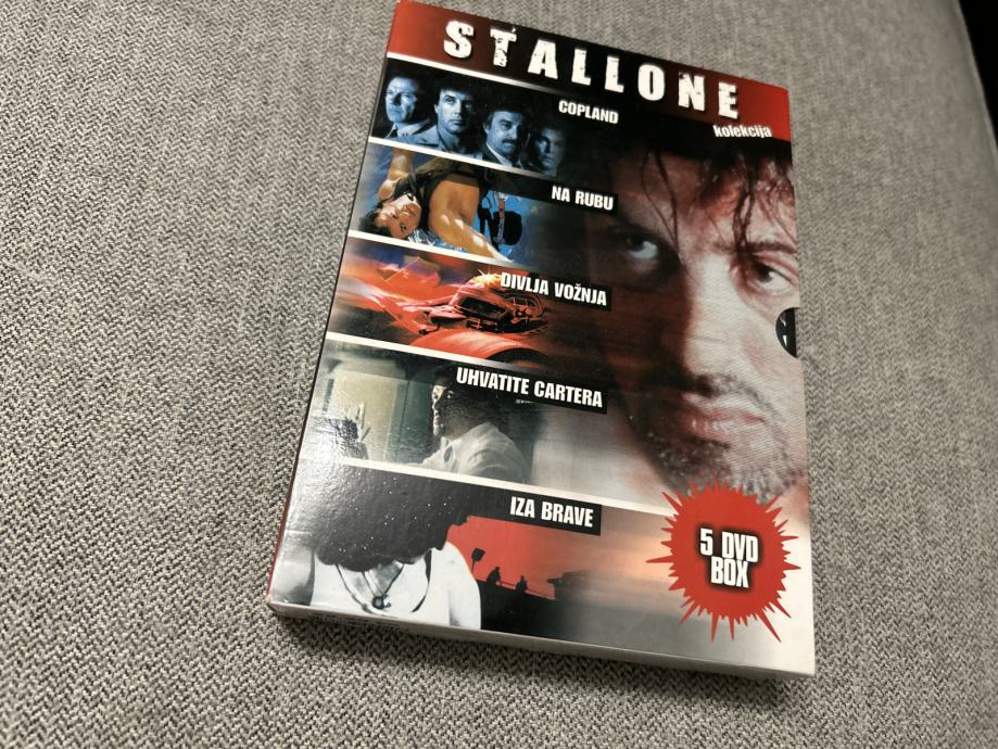 SYLVESTER STALLONE kolekcija od 5 filmova na DVD-u