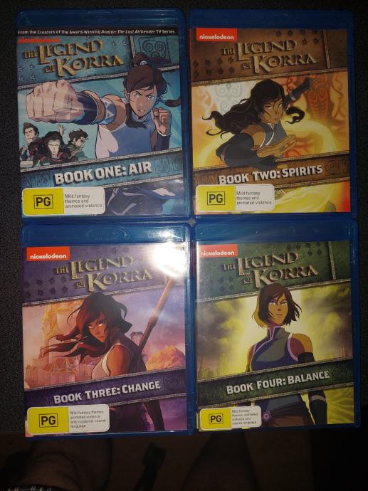 The Lagend of Korra Blu-ray kolekcija