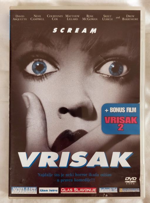 Vrisak i Vrisak 2 - DVD filmovi