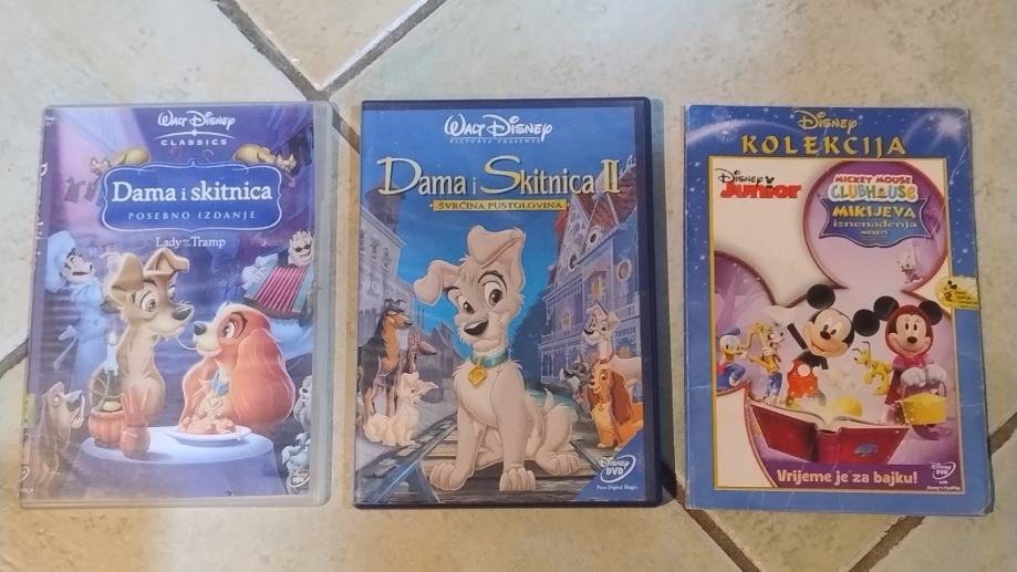 Walt Disney, lot od 3 DVD