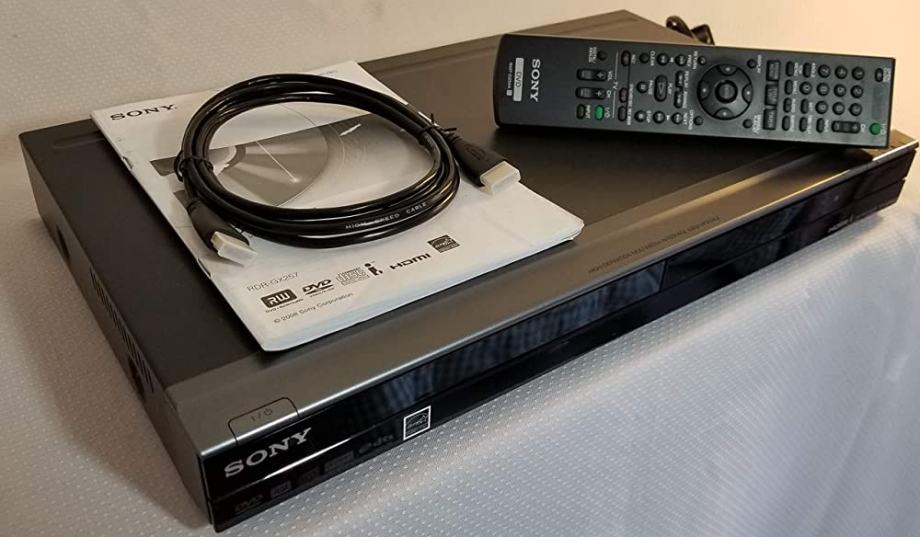 sony dvd recorder rdr gx7 manual