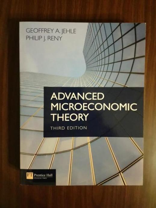 Advanced Microeconomic Theory Third Edition