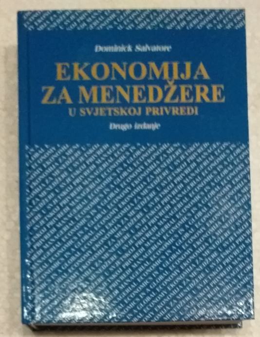 knjiga ekonomija za menadžere