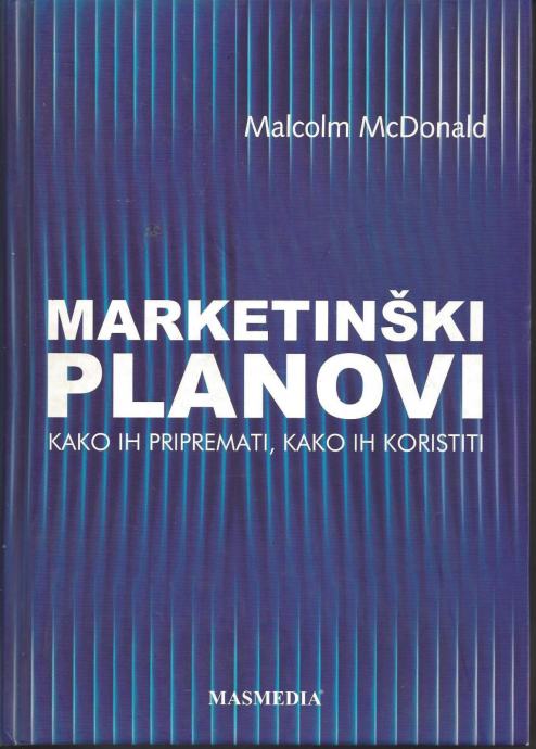 McDonald, Malcolm, Marketinški  planovi