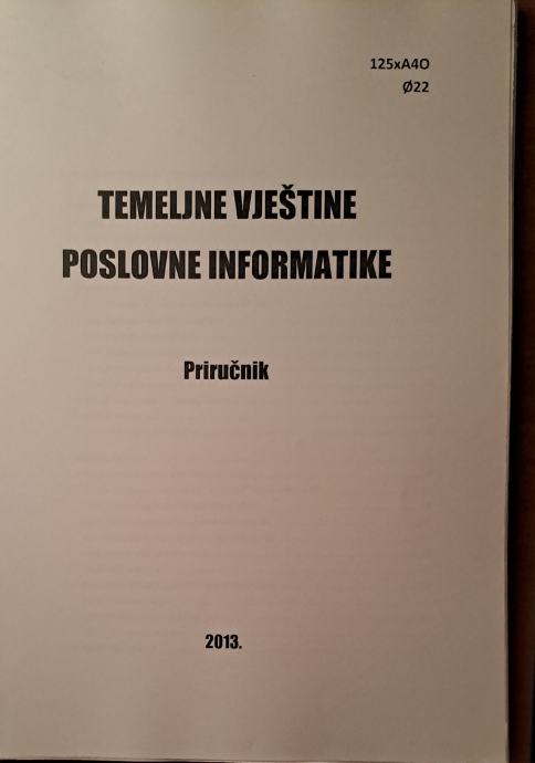 Temeljne vještine poslovne informatike