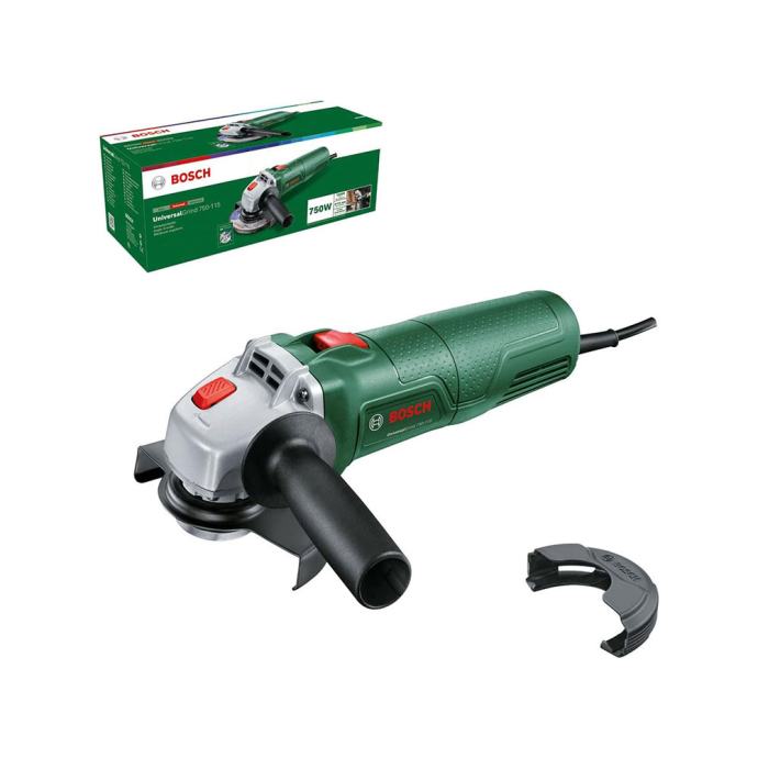 BOSCH kutna brusilica UniversalGrind 750-115 115mm + vrtne škare GRATI