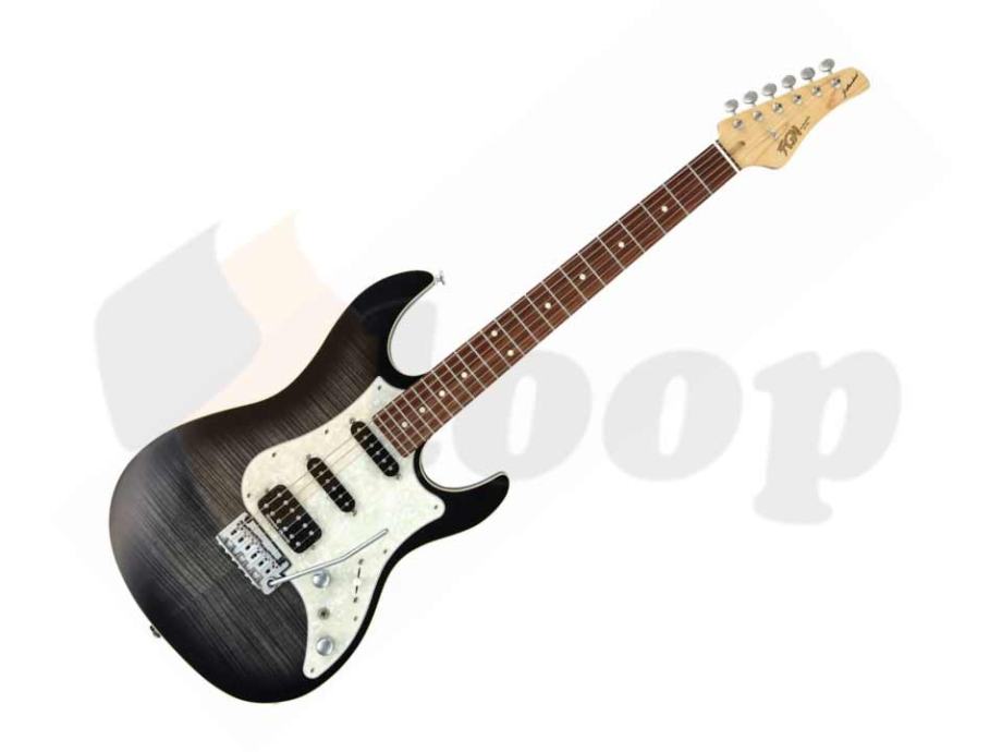 FGN Fujigen JOS-FM-G Transparent Black Sunburst električna gitara