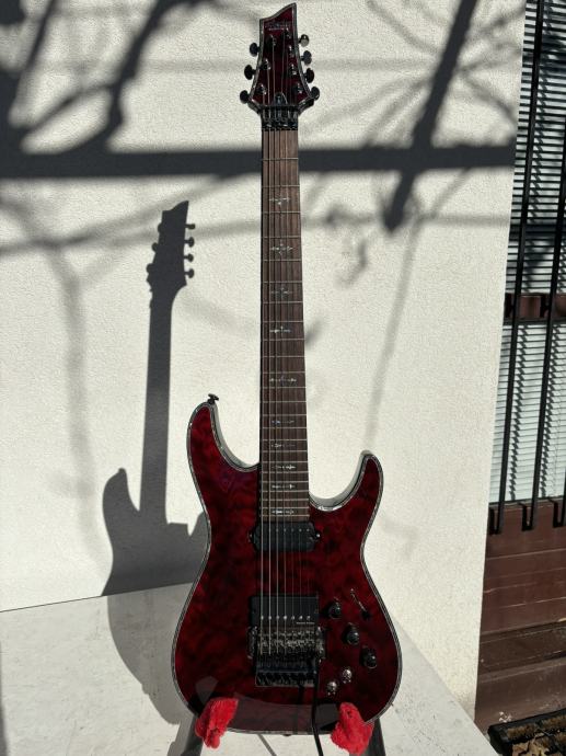 Schecter Hellraiser C-7 FR Black Cherry 7 String Gitara