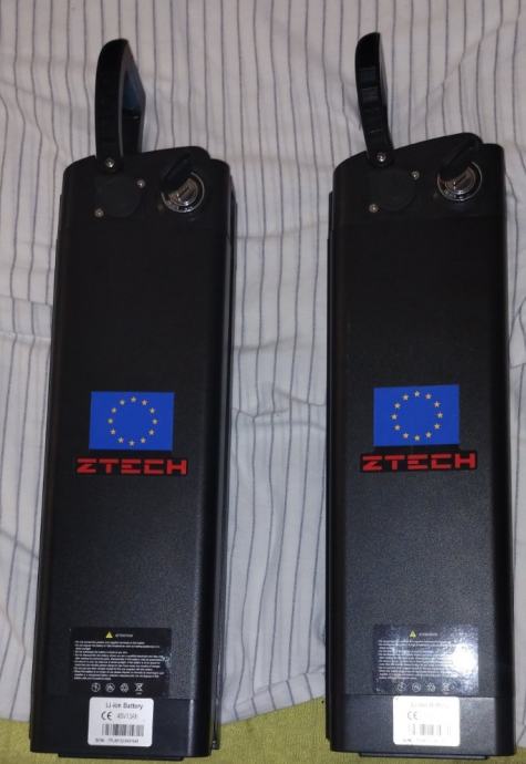 2 baterije Z-tech fatbike zt-89b