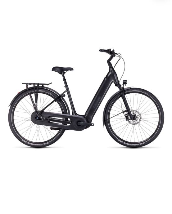 AKCIJA! CUBE SUPREME HYBRID EX 625 GREY´N´BLACK 2023 EASY ENTRY