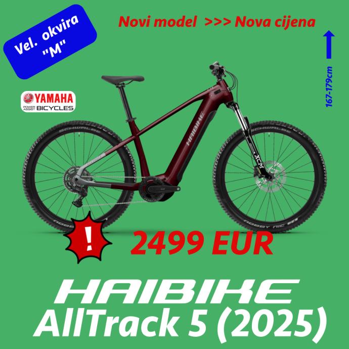 Novi Model 2025 Haibike AllTrack 5 &gt;&gt;  Nova cijena 2499 EUR