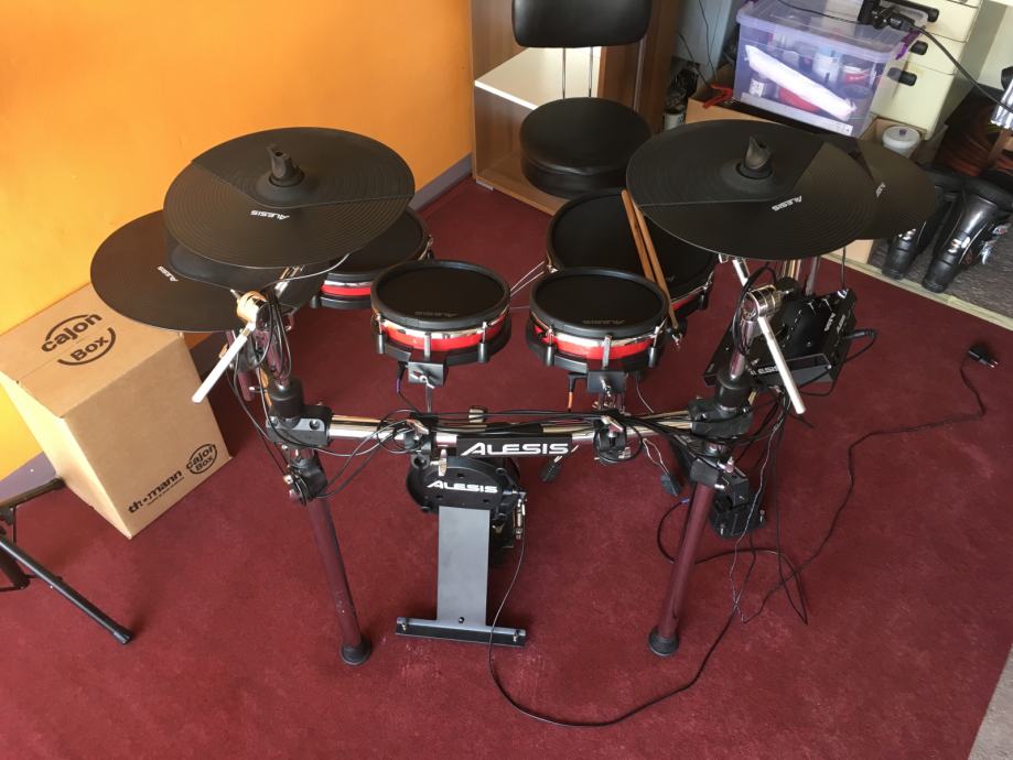 Alesis Crimson mesh kit（増設クラッシュシンバル付き）の+