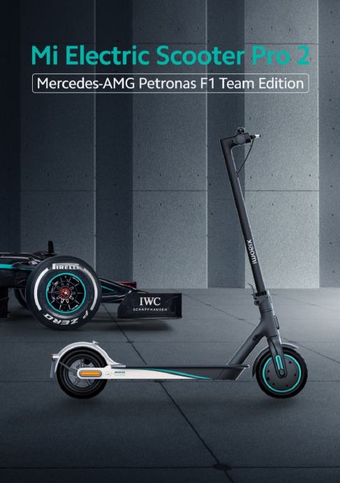 Xiaomi Mi Electric Scooter Pro 2 Mercedes-AMG Petronas F1 Team Edition