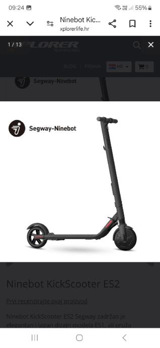 segaway ninebot kickscooter