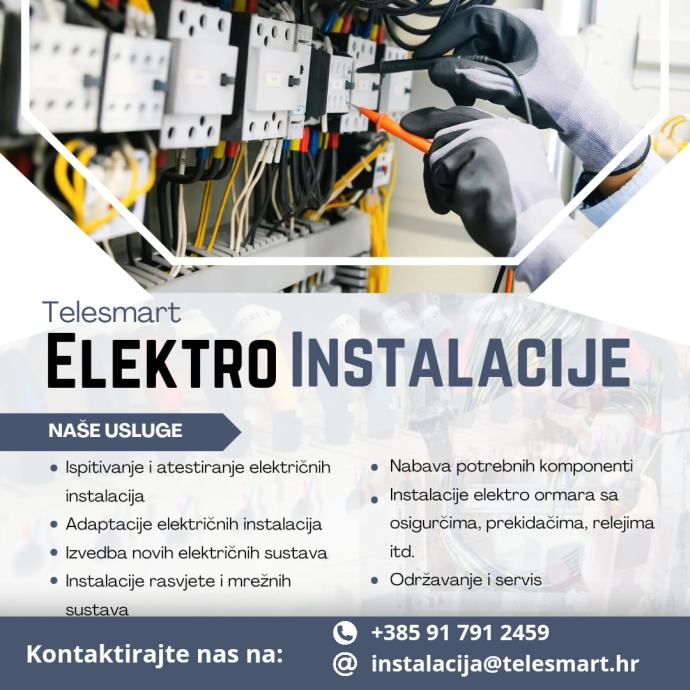 Elektroinstalacijske usluge - brzo i efikasno✅✅✅