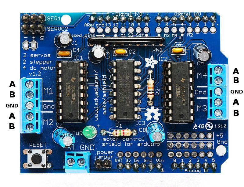 ARDUINO Motor Drive Shield Expansion Board L293D