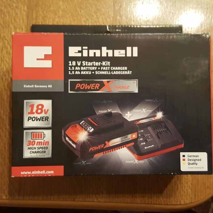 Einhell 18V Starter-kit (baterija i punjač)