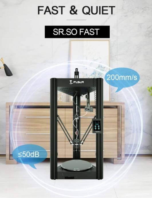 Flsun 3d Printer Super Racer Sr Delta