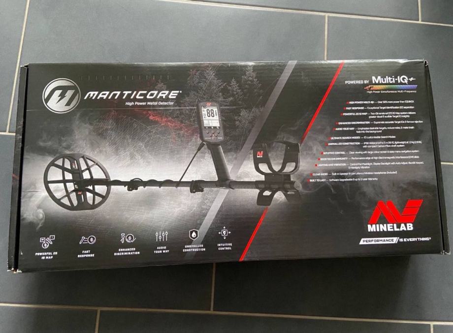 Manticore Minelab detektor metala Novo