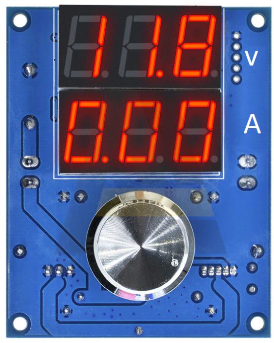 REGULATOR NAPONA OKRETAJA MOTORA SA VOLTMETROM I AMPERMETROM DC 5-36V