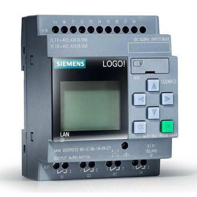 Siemens LOGO! 12/24RCE & LOGO! Power PLC upravljački modul 12 V/DC, 24