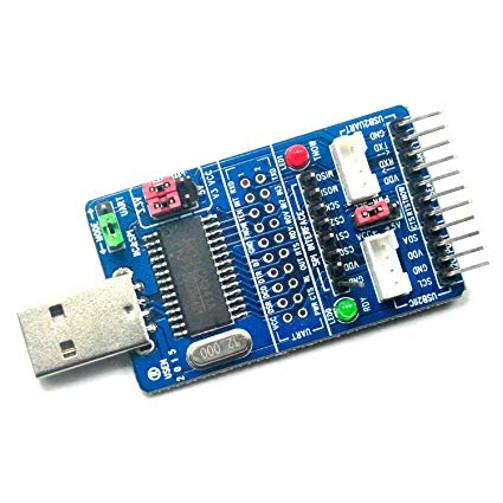 USB CH341A na SPI I2C IIC UART TTL ISP adapter