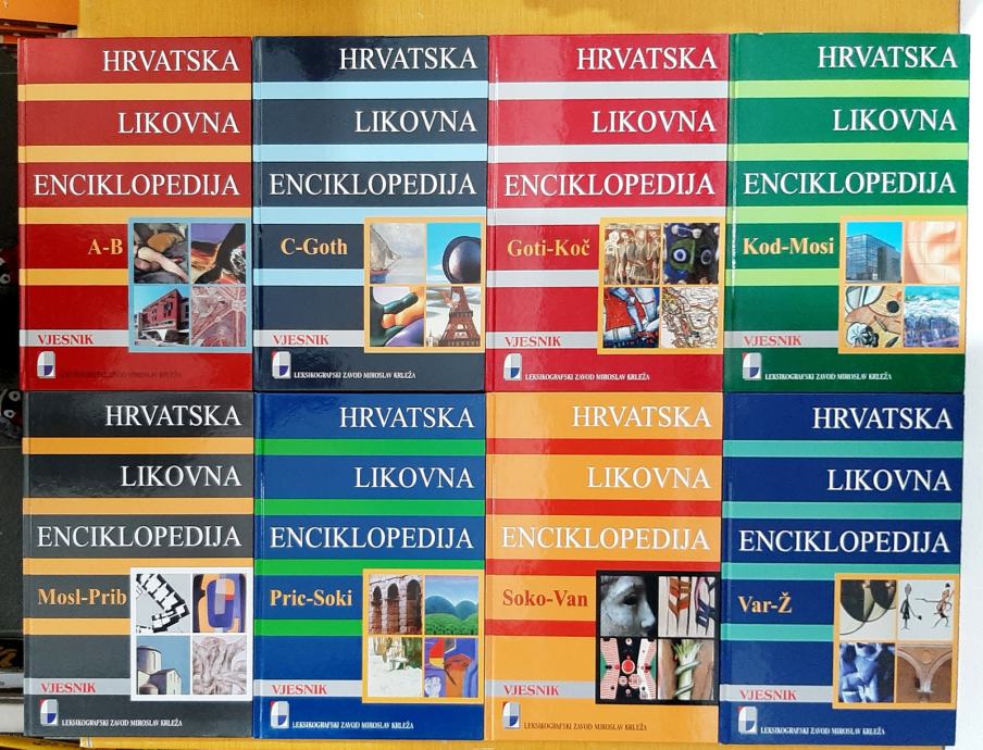 Hrvatska likovna enciklopedija 1-8