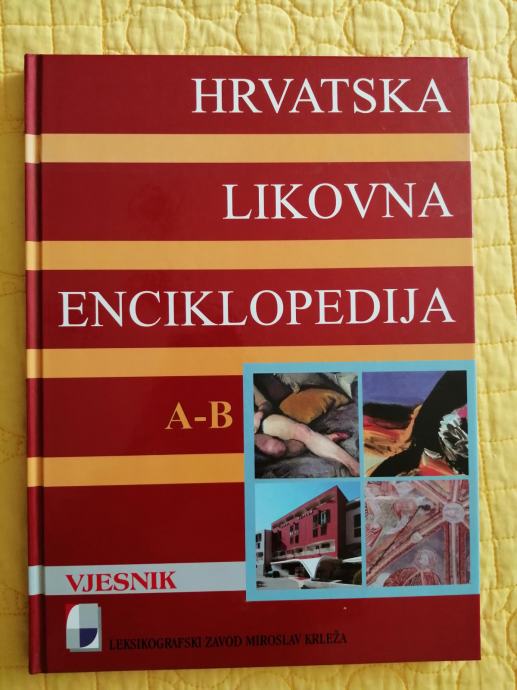 HRVATSKA LIKOVNA ENCIKLOPEDIJA 1, A-B