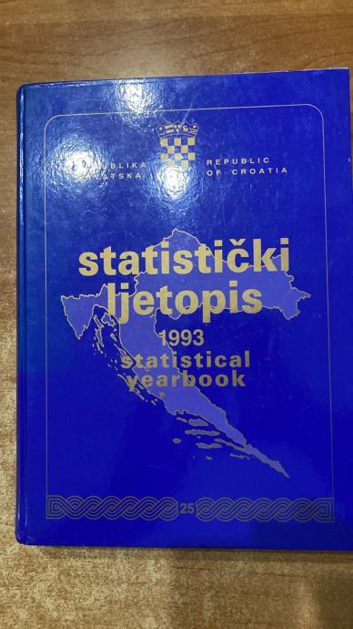 REPUBLIKA HRVATSKA STATISTIČKI LJETOPIS 1993.