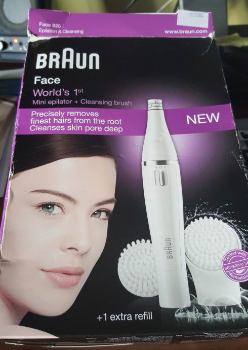 BRAUN 820 FACE epilator