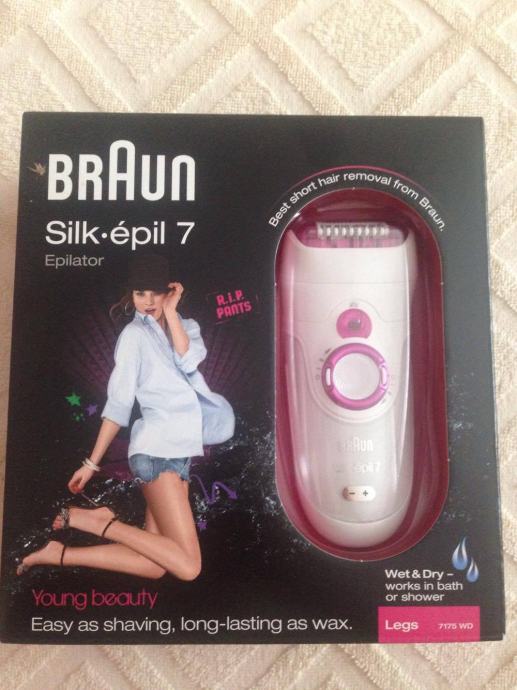 Braun Silk-epil 7 epilator NOVO