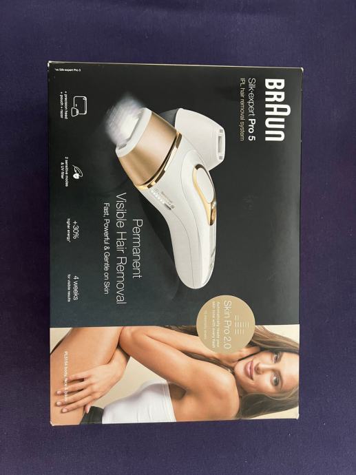 Braun silk Expert pro 5, IPL epilator za učinkovito i dugotrajno odstr