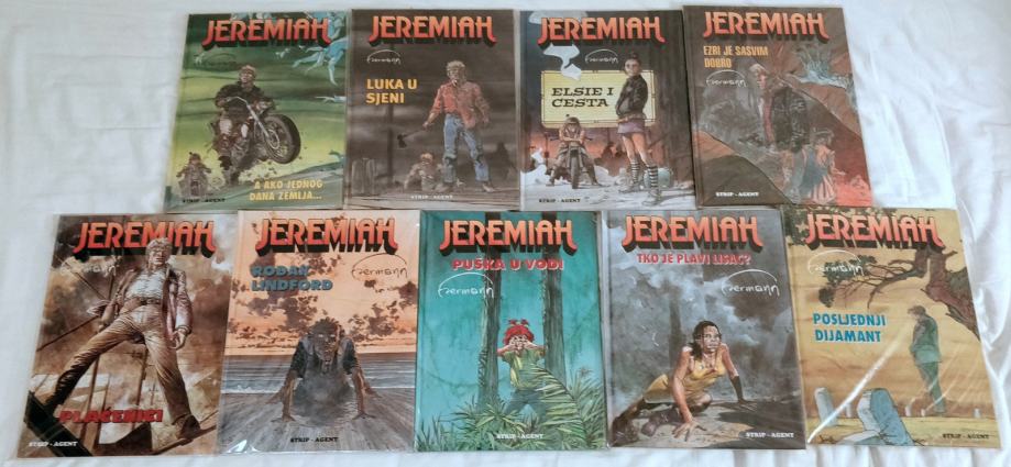 Jeremiah (Hermann) - lot 9 strip albuma (Strip-agent)