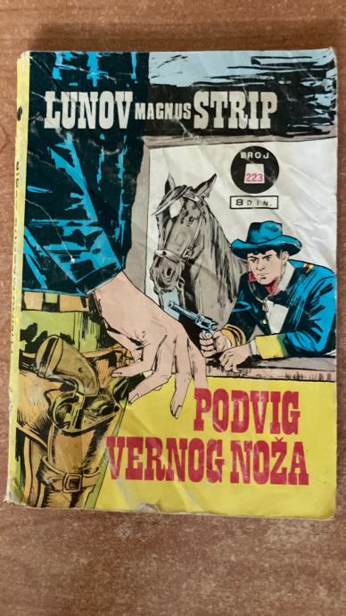 LMS LUNOV MAGNUS STRIP BR.223:PODVIG VERNOG NOŽA, KIT TELER