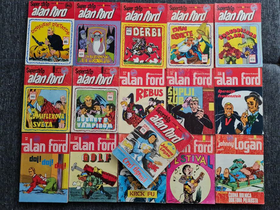 LOT Alan Ford Superstrip  17 komada