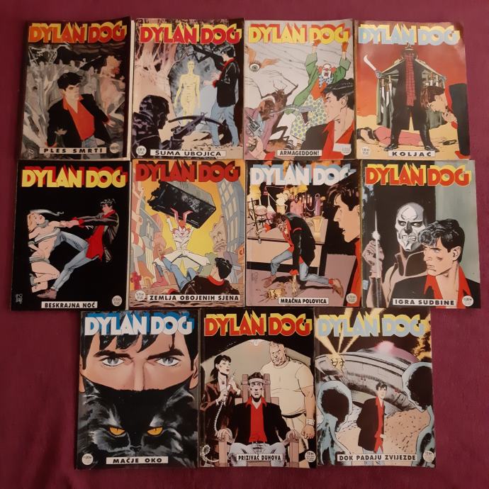 LOT Dylan Dog Slobodna Dalmacija 11 komada