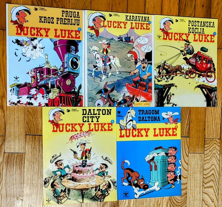 Lucky Luke komplet (Izvori)