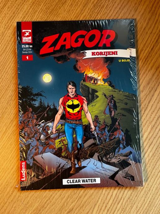 Strip ZAGOR KORIJENI (u boji) br. 1 neotvoren