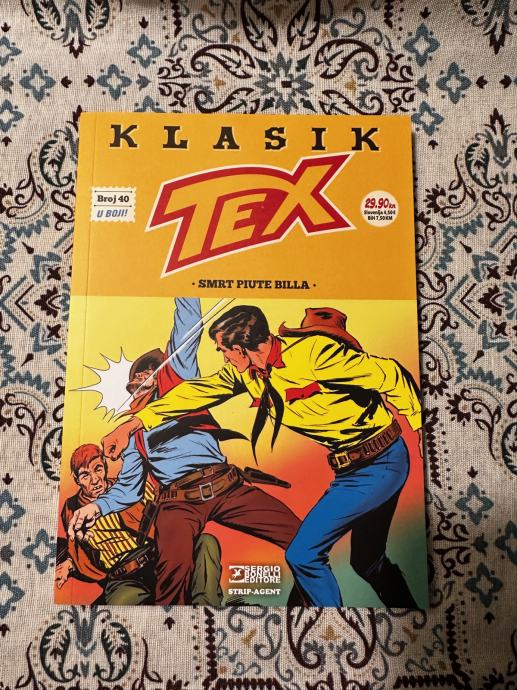 TEX | KLASIK 40 U BOJI | SMRT PIUTE BILLA