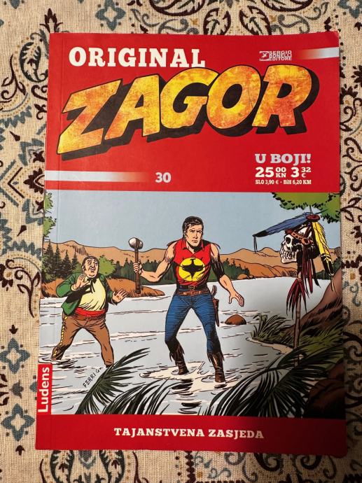 ZAGOR | ORIGINAL U BOJI BR. 30 | TAJANSTVENA ZASJEDA