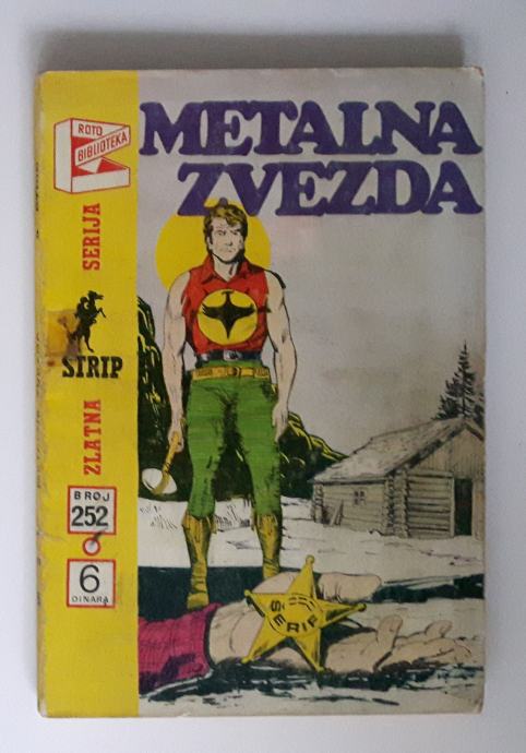 Zagor strip zlatna serija ZS broj 252 Metalna Zvezda