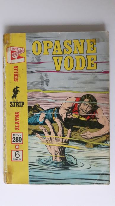 Zagor strip zlatna serija ZS broj 280 Opasne vode